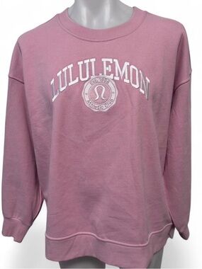NWT lululemon Women's Pink Haze Perfectly Oversized Crewneck Scuba XL